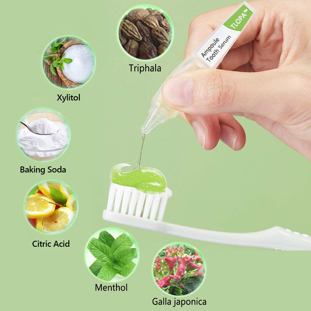 💥TLOPA™ Ampoule Toothpaste, Removal of tartar and plaque bacteria and various oral problems